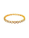 Youbella Gold Plated Kundan Jewellery Bangles For Women (2.4)